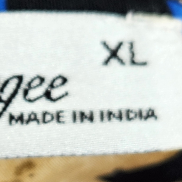 Lapogee NWOT Retro African Women Dancers Long Sleeve Lightweight Tunic Sz XLarge - Picture 7 of 9